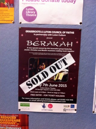 Luton Show Sold out Poster